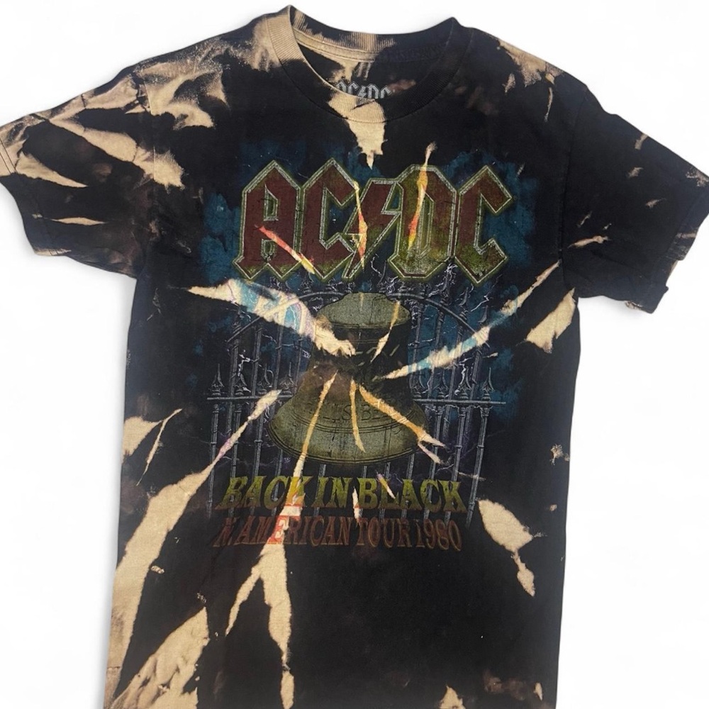 AC/DC Multicolor Tie-Dye Tee